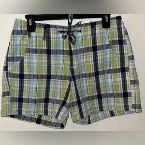 Lee Women’s Size 8 Medium M Just Below The Waist Shorts Drawstring Multicolor